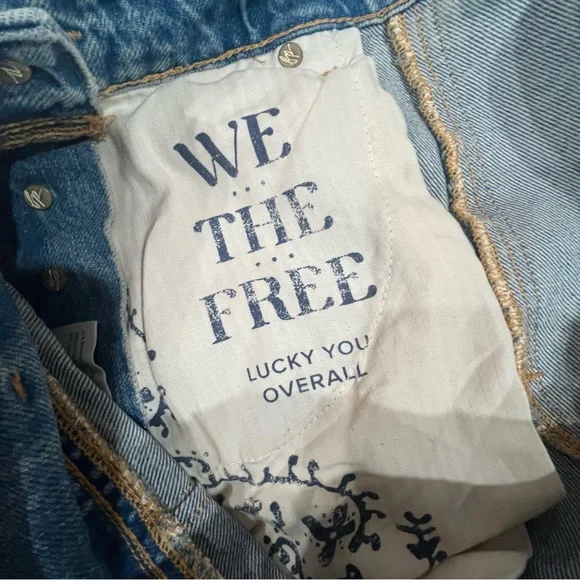 We The Free Good Luck Barrel Overalls • Size L • Ultra Light Beam - Picture 11 of 16